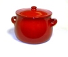 Piral  3.5 Quart Soup, Stew, Bean or Stock pot,  Deep Red